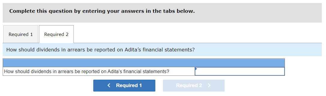 Tableau Da 11 2 Exercise Dividends On Cumulative Preferred Stock Lo C2 As Head Of Adita Incorporated Potential Invest 3