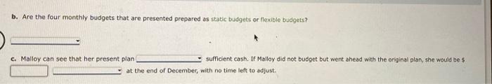 Personal Budget At The Beginning Of The School Year Katherine Malloy Decided To Prepare A Cash Budget For The Months Of 3