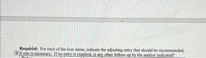 Assume That You Are On The Team Auditing Regacho Company S Financial Statements For The Year Ended December 31 2021 Yo 2