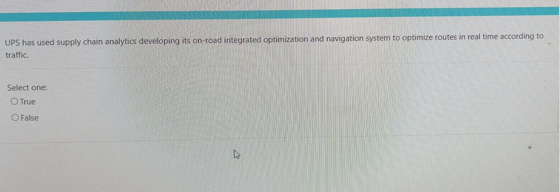 Ups Has Used Supply Chain Analytics Developing Its On Road Integrated Optimization And Navigation System To Optimize Rou 1