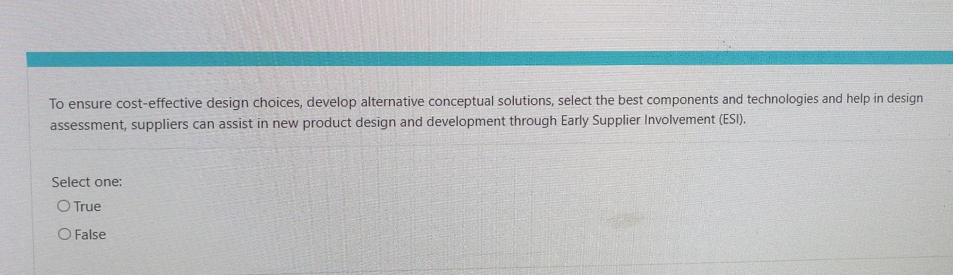 To Ensure Cost Effective Design Choices Develop Alternative Conceptual Solutions Select The Best Components And Techno 1