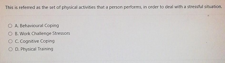 Identify The Term Which Is Used To Describe How The Employee Feels Towards The Company S Promotion And Advancement Polic 2