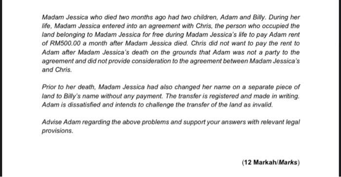 Madam Jessica Who Died Two Months Ago Had Two Children Adam And Billy During Her Life Madam Jessica Entered Into An A 1