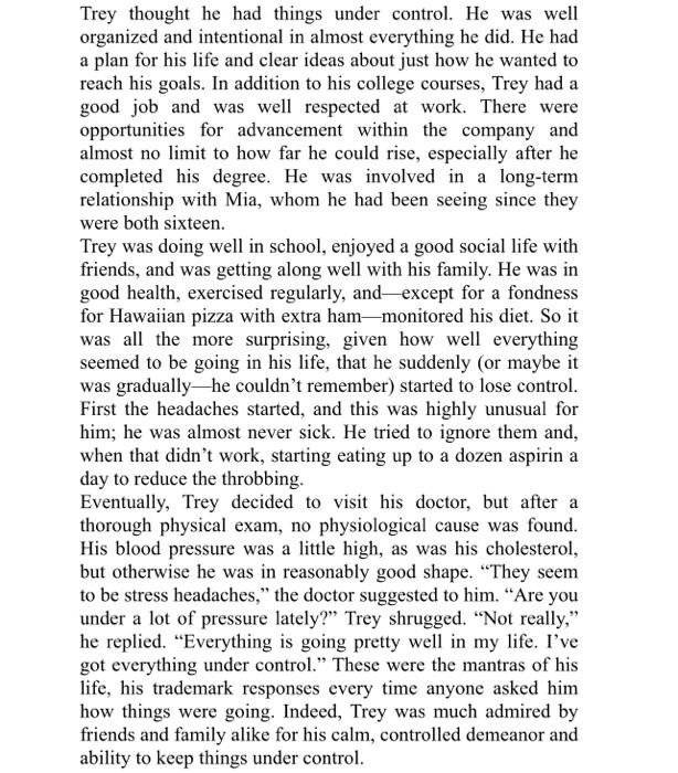 Trey Thought He Had Things Under Control He Was Well Organized And Intentional In Almost Everything He Did He Had A Pl 2