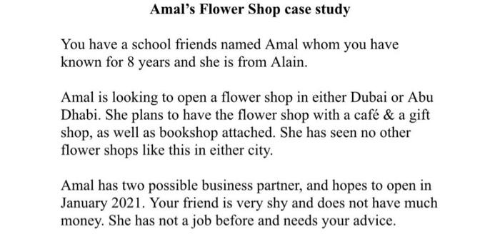 4 Suggest Four Sources Of Finance For Amal And Explain The Difficulty Associated With Each 5 What Would You Suggest 2