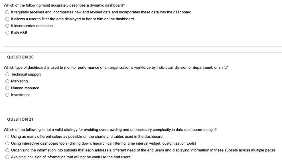 Which Of The Following Most Accurately Describes A Dynamic Dashboard It Regularly Receives And Incorporates New And Rev 1