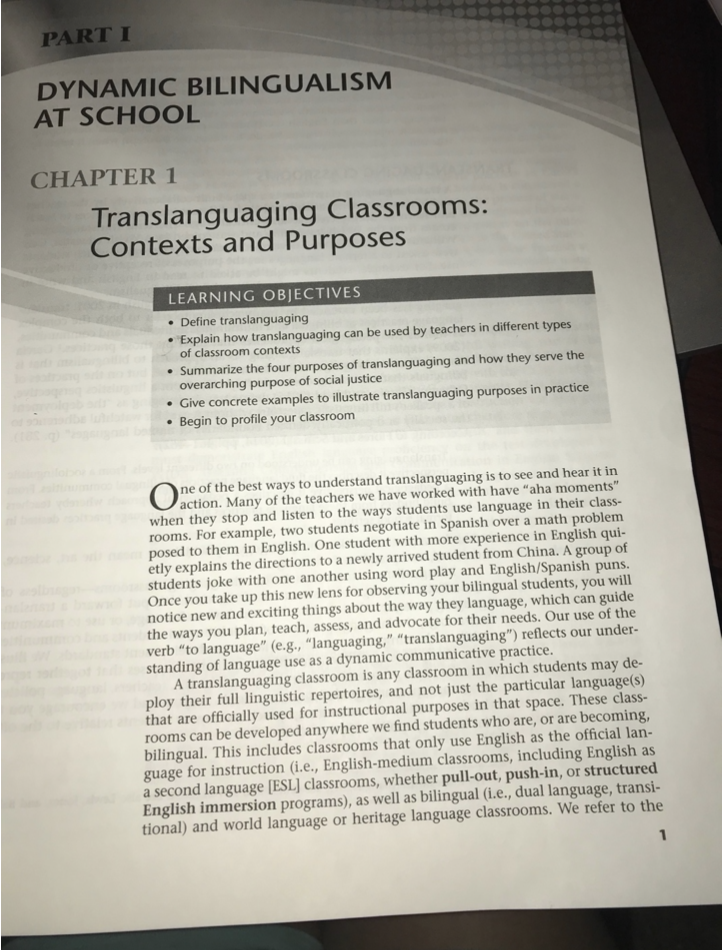 Question Explain How Teachers Can Use Translanguaging In Different Types Of Classroom Contexts Please Provide Examples 6