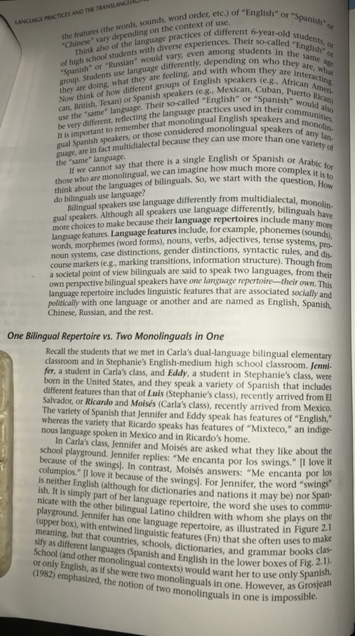 Question Explain How Teachers Can Use Translanguaging In Different Types Of Classroom Contexts Please Provide Examples 23