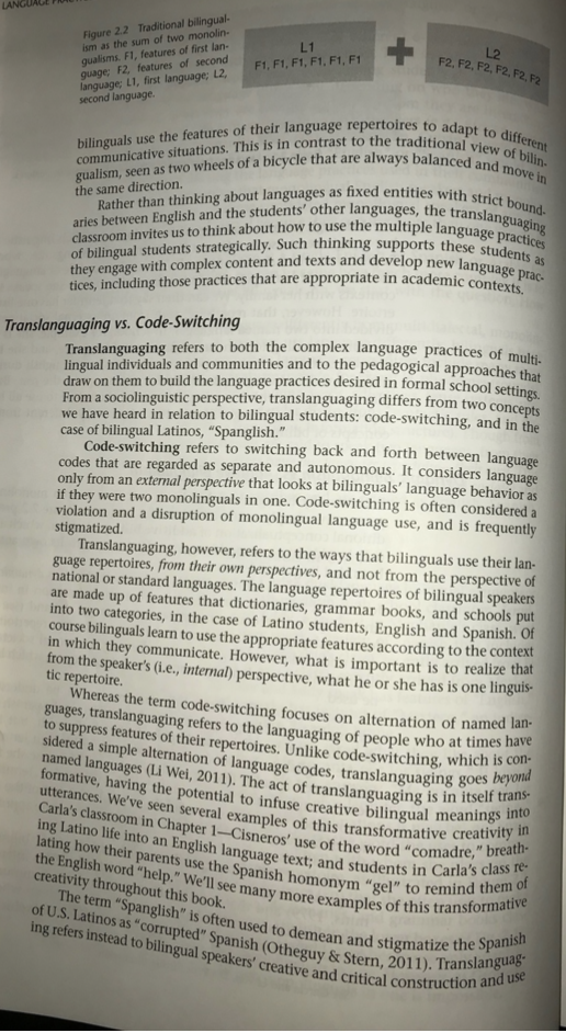 Question Define Dynamic Bilingualism And Give An Example And Explain Why 9