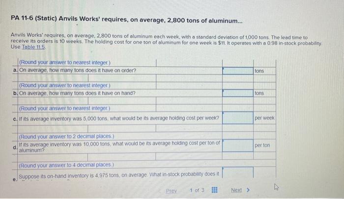 Pa 11 6 Static Anvils Works Requires On Average 2 800 Tons Of Aluminum Anvils Works Requires On Average 2 800 1