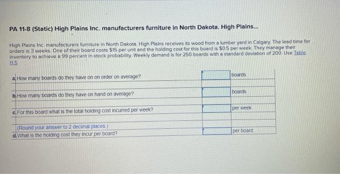 Pa 11 8 Static High Plains Inc Manufacturers Furniture In North Dakota High Plains High Plains Inc Manufacturers 1
