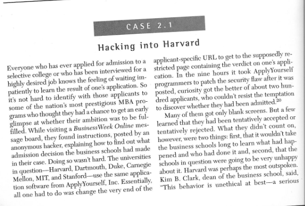 Case 2 1 Hacking Into Harvard Everyone Who Has Ever Applied For Admission To A Applicant Specific Url To Get To The Supp 1