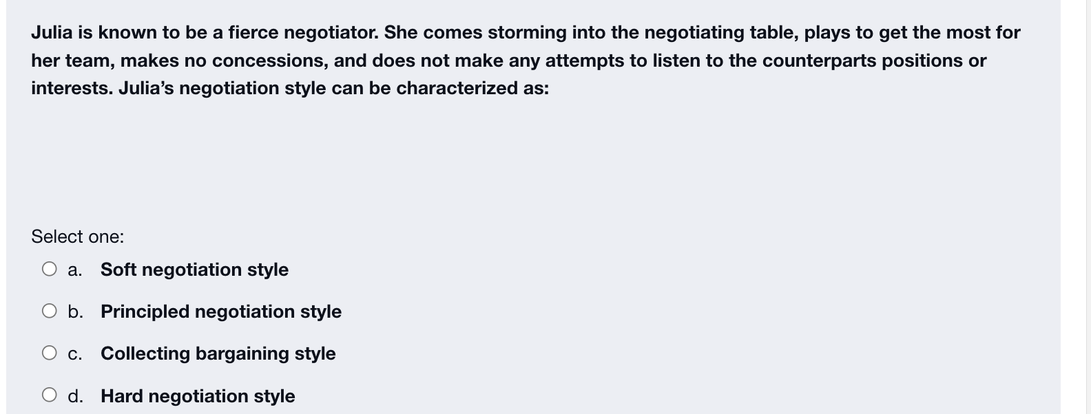 Julia Is Known To Be A Fierce Negotiator She Comes Storming Into The Negotiating Table Plays To Get The Most For Her T 1