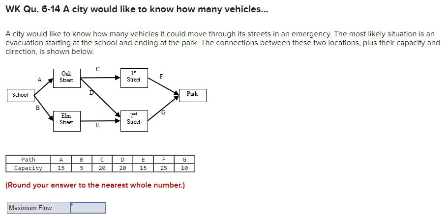 Wk Qu 6 14 A City Would Like To Know How Many Vehicles A City Would Like To Know How Many Vehicles It Could Move Thr 1