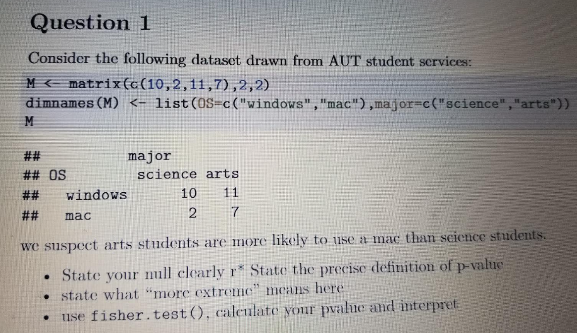 Please Use R Program To Solve The Question 1