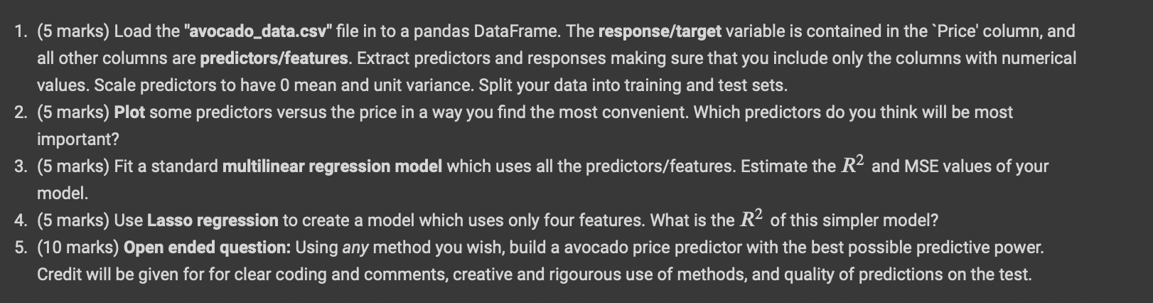 Please Answer These In A Python Program In Google Colab 1