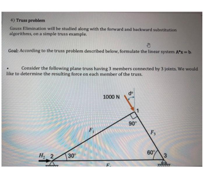 Resolve The Member Forces Into Horizontal And Vertical Components To Obtain The System Of Equations You Will Have 6 E 2