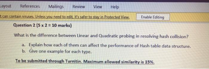 Layout References Mailings Review View Help Can Contain Viruses Unless You Need To Edit It S Safer To Stay In Protecte 1