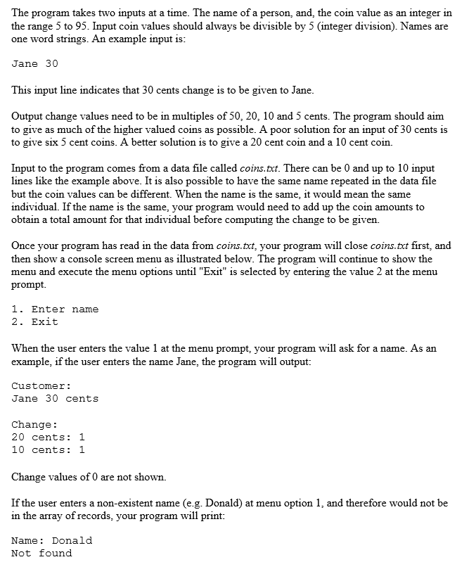 Use Java Programming Language Provide Source Code And Screenshost Of The Program In Action If You Need More Informatio 1