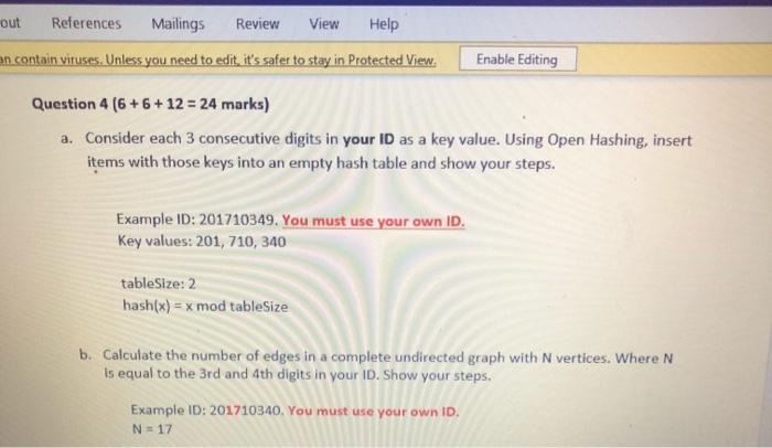 Out References Mailings Review View Help En Contain Viruses Unless You Need To Edit It S Safer To Stay In Protected Vi 1