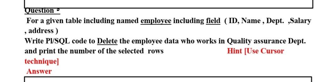 1 Write Pl Sql Code To Show The Tax For Commercial Company Where Tax 0 12 Profit 2 Write Pl Sql Code To Check A Nu 2