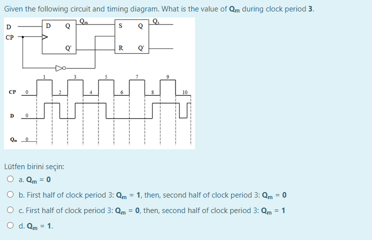 According To The Following Reduced State Diagram Which Statement Is Correct 0 00 1 1 10 01 1 Lutfen Birini Secin A S 2