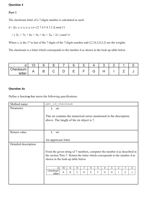 I Need The Solution For 4a Python Pls Provide With Proper Identation 1