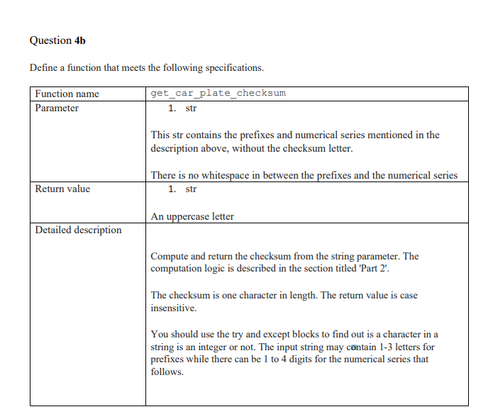 Pls Answer Question 4b Python 2