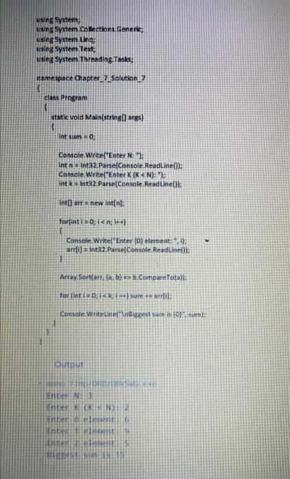 Using System Using System Collections Generic Using System Ling Using System Text Using System Threading Tasks Namesp 1