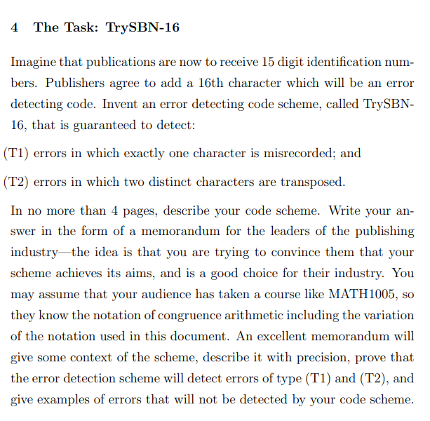 4 The Task Trysbn 16 Imagine That Publications Are Now To Receive 15 Digit Identification Num Bers Publishers Agree T 1