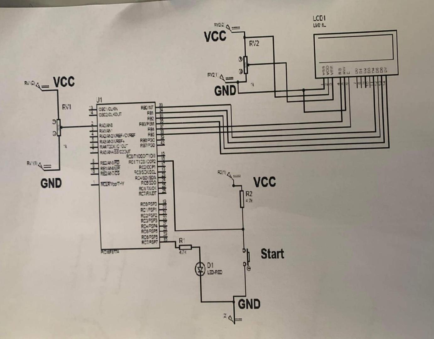 Q3 Consider The Following Circuit It Consists Of 1 Potentiometer Connected To Porta B0 Used To Adjust The On Time I 1