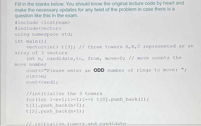 Femme Dew You Should Know The Original De Code By Heart And Make The Necessary Updates For Any Twist Of The Problem In C 3