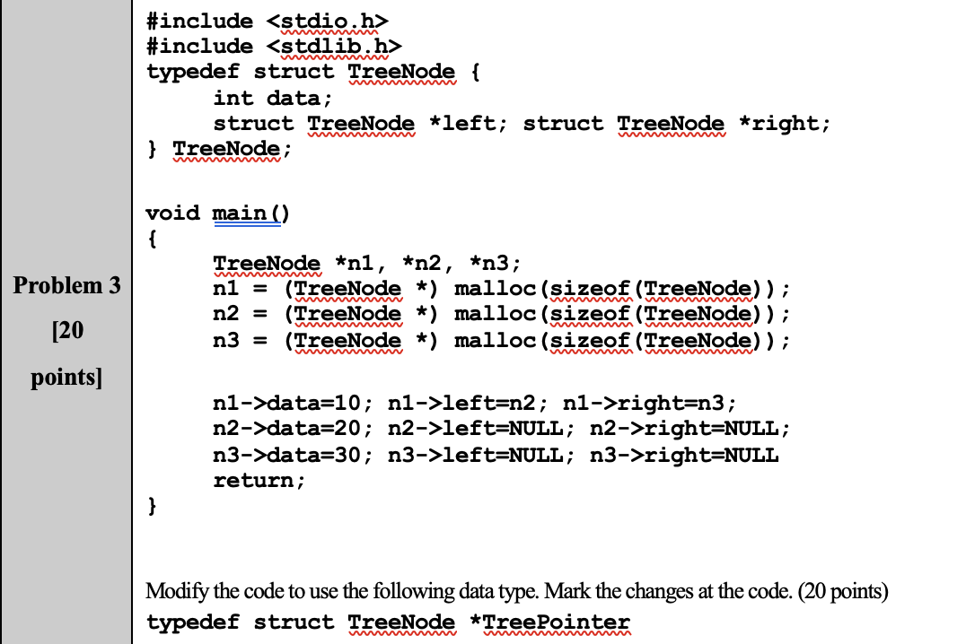 W M Include Stdio H Include Stdlib H Typedef Struct Treenode Int Data Struct Treenode Left Struct Treenode R 1