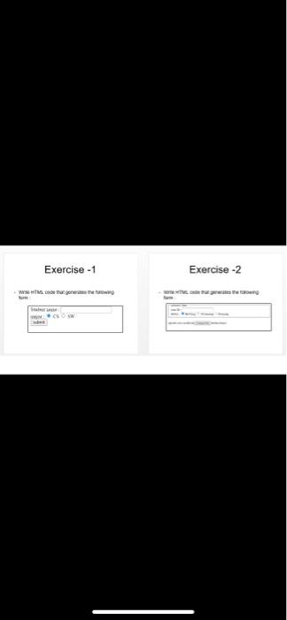Exercise 1 Exercise 2 Mogener 1