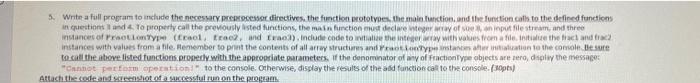 5 Write A Full Program To Include The Necessary Processo Directives The Function Prototypes The Main Function And Th 1