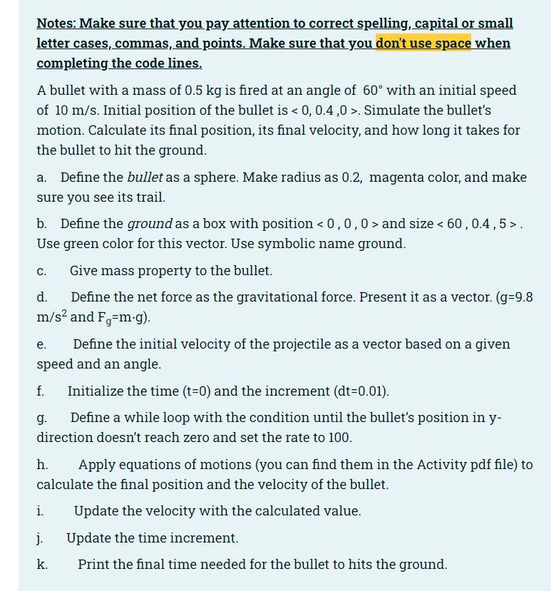 C Notes Make Sure That You Pay Attention To Correct Spelling Capital Or Small Letter Cases Commas And Points Make 1