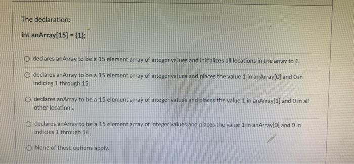 Given The Following Function Prototype Void Fix Int Vall Float Val2 Which Of The Following Are Appropriate Function 3