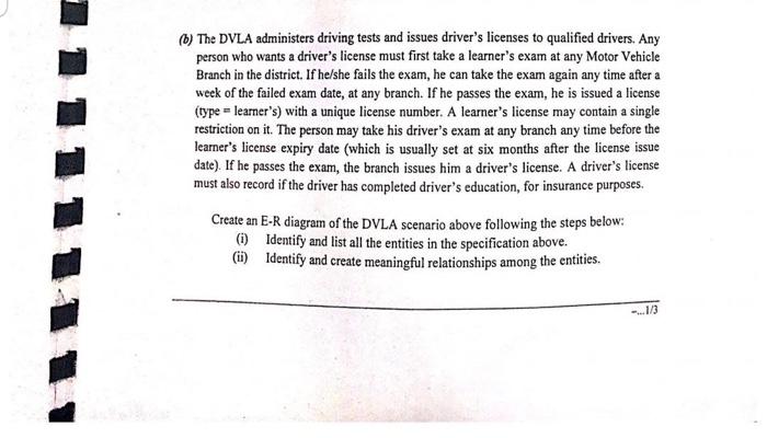 6 The Dvla Administers Driving Tests And Issues Driver S Licenses To Qualified Drivers Any Person Who Wants A Driver 1