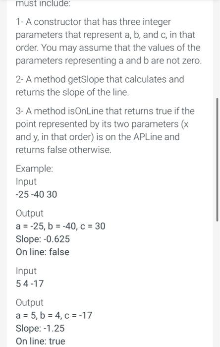6 30 Ap Line An Apline Is A Line Defined By The Equation Ax By C 0 Where A Is Not Equal To Zero Bis Not Equal To Zer 2