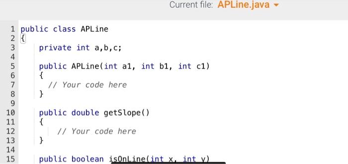 6 30 Ap Line An Apline Is A Line Defined By The Equation Ax By C 0 Where A Is Not Equal To Zero Bis Not Equal To Zer 4