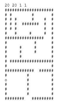 C With Cygwin The Maze Size Needs To Be 20 And Look Like This I Need Help Finding The Solution To This As I Am Stuck 2