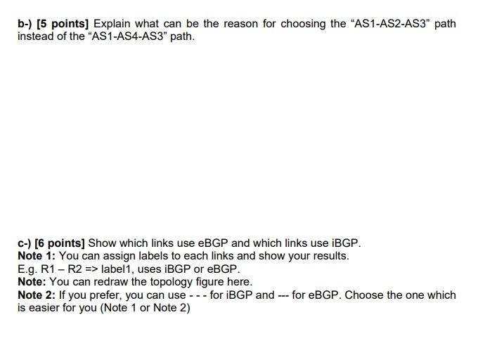 Asi As2 Rl R2 16 Source As3 R9 As4 R13 R12 Ric Destination Assume That We Have A Network Topology Which Contains 4 Auto 2