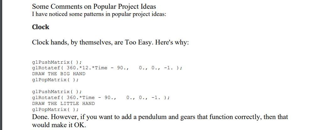 Hello Everyone Can You Help Me To Make Clock Clock Hands In Computer Graphics With Pendulum And Gears That Function C 1