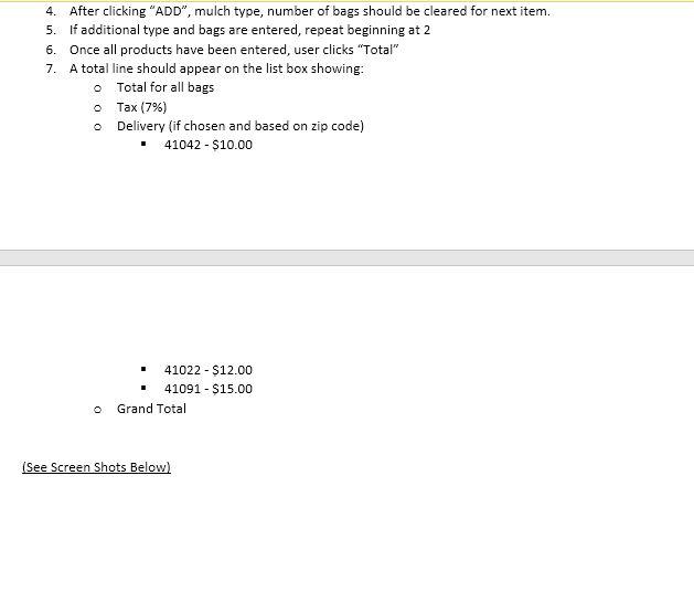 4 After Clicking Add Mulch Type Number Of Bags Should Be Cleared For Next Item 5 If Additional Type And Bags Are 1