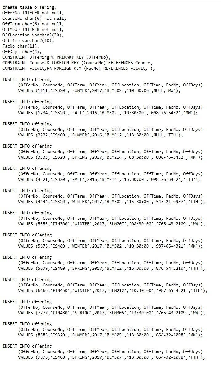 By Using The Universitydb Pdf File Under Course Module 3 Answer The Following Questions 2 3 And 4 Please Provide S 4