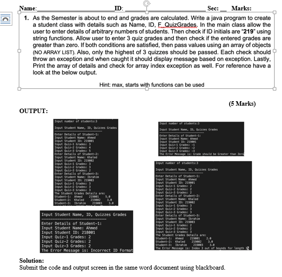The Solving Program I Need It In Netbeans Ide Java Programming Langauge Because We Use It In Uneversity 1