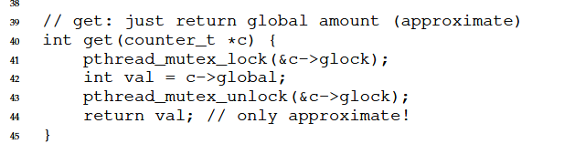 1 2 3 4 Typedef Struct Counter T Int Global Global Count Pthread Mutex T Glock Global Lock Int Local Numcpus 2