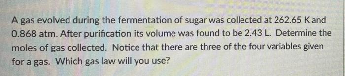 Determine The Volume In L Of A 7 3 Mol Sample Of Oz That Has A Pressure Of 6 9 Atm And A Temperature Of 6 57 K Notice 2