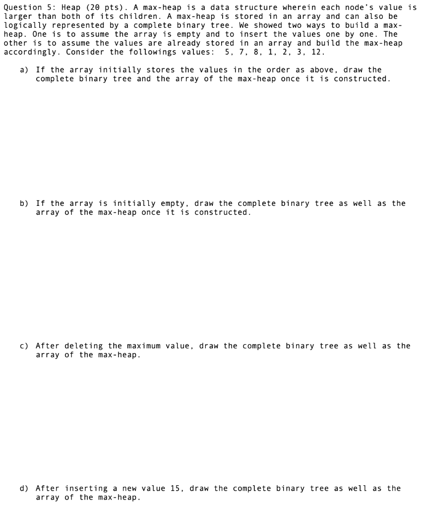 Data Structures Java I Need The Answer As Soon As Possible Please 1