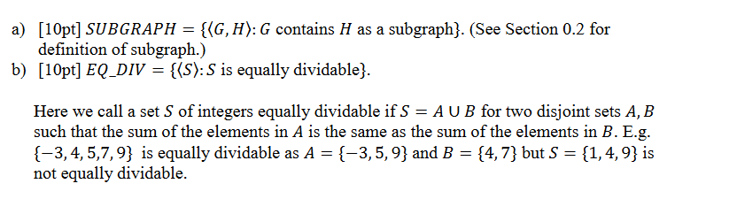 Polynomial Time Verifies 20pt Show That The Following Two Computational Problems Have Polynomial Time Verifies To Do 1